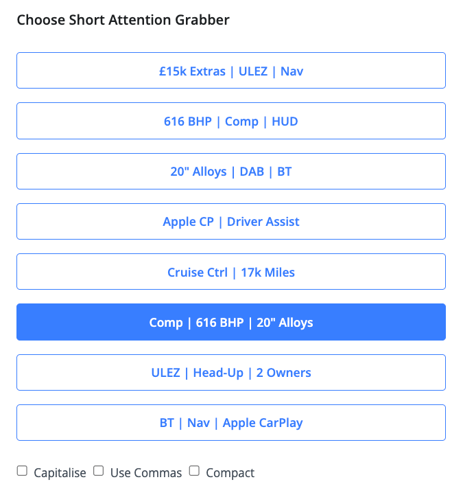 Car Dealership Software - Automatic AI-Powered Vehicle Attention Grabbers MotorDesk - Car Dealership Software - Automatic AI-Powered Vehicle Attention Grabbers