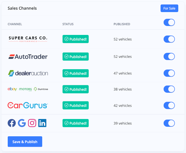 MotorDesk - Car Dealership Manager - Marketplace & AutoTrader Integration