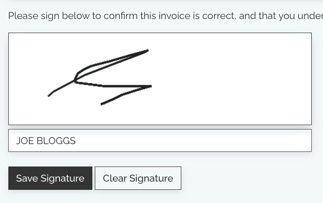 MotorDesk - Car Sales & Invoicing - Electronic Signature on Invoice & Delivery