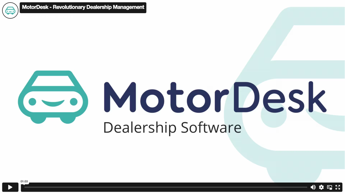 MotorDesk Dashboard